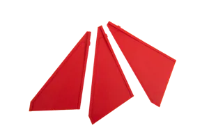 Reservedel til Rokit - Styrefinne, rød (FINS-3-RED)  (212106)
